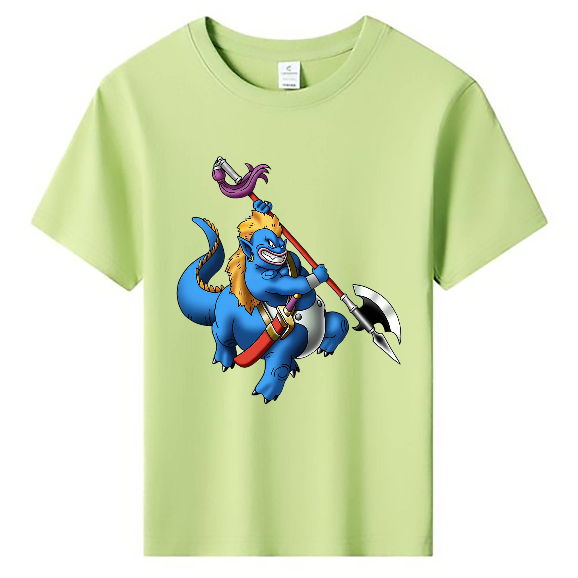（画像用） ドラゴンクエスト Doragon Kuesuto Dragon Quest 綿100％キッズTシャツ（フロントプリント）